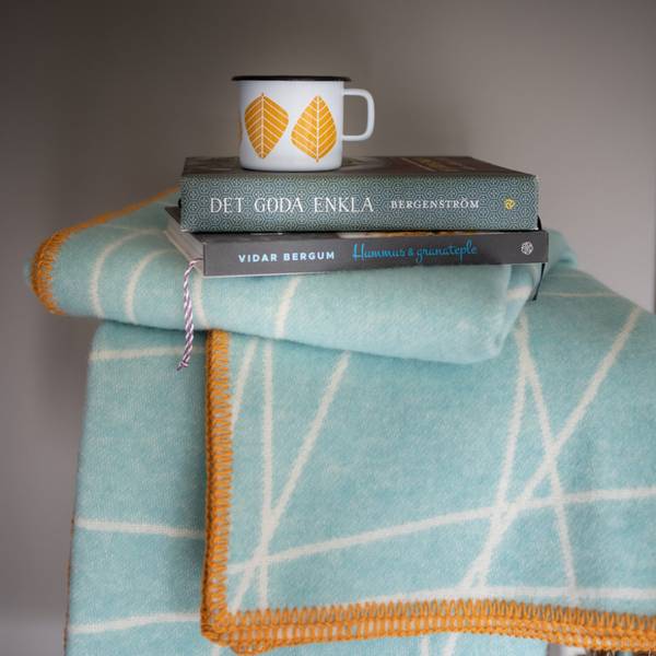 Ullpledd STREK - mint