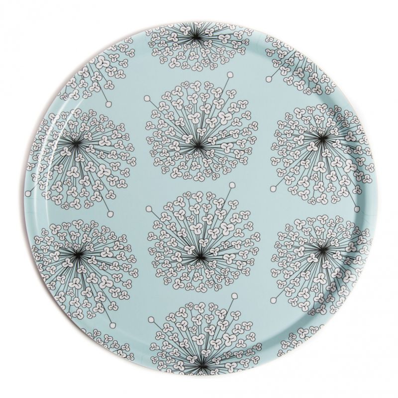 SERVERINGSBRETT blomst mint 38 cm