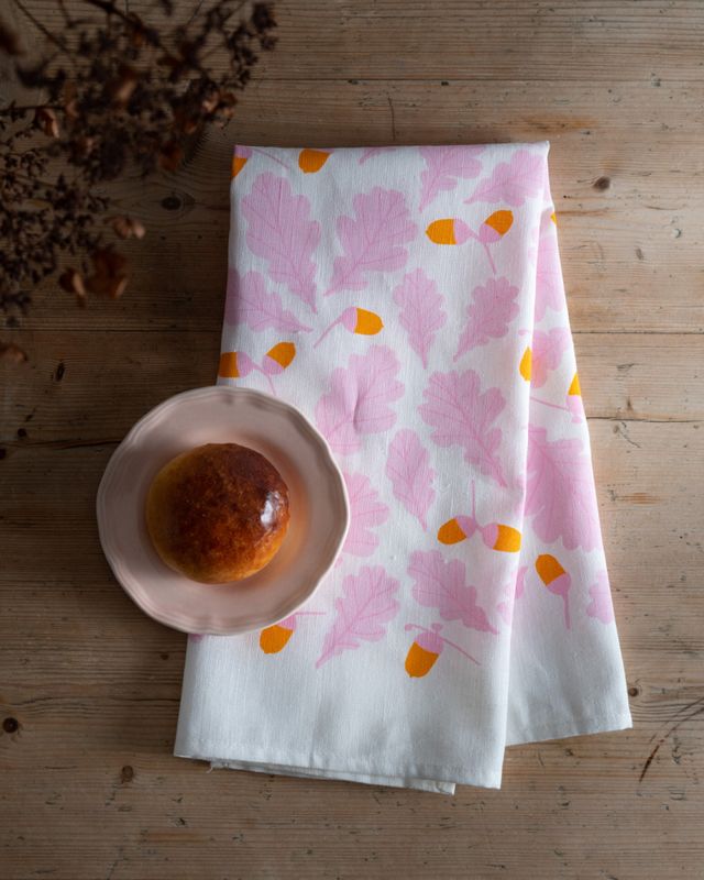 Kjøkkenhåndkle EIK rosa