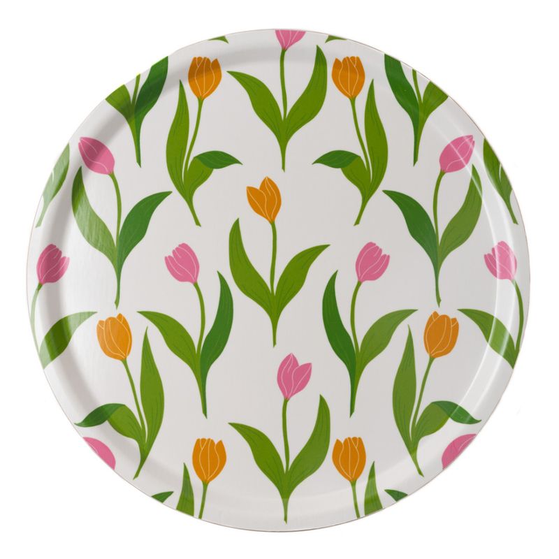 Serveringsbrett TULIPAN gul 38 cm