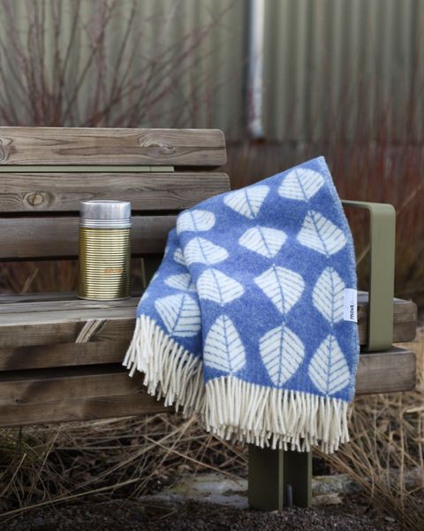 Ullpledd L&Oslash;V - klar bl&aring;